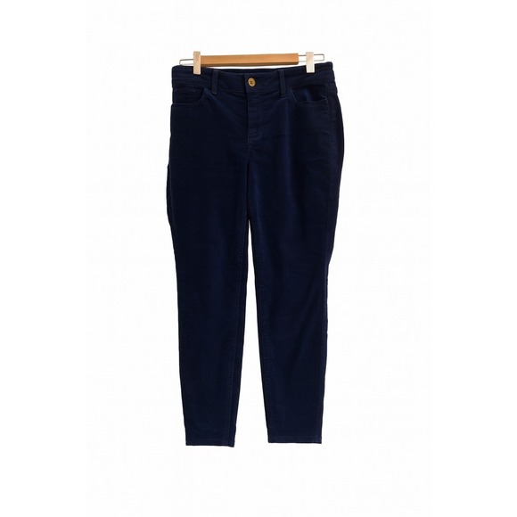 Talbots Denim - Talbots Flawless Five-Pocket Petite Blue Velvet Jegging – Size 6P